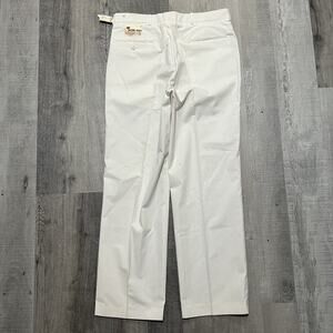 VTG Royal Palm 80s White Cotton Flat Front Mens Chino Golf Preppy Pants NWT 32